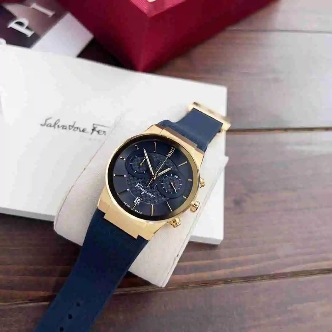 General Watches Ferragamo Watch Men's Watch Paired with Original Fully Automatic Mechanical Movement Top Grade 316 Precision Steel Case with Mineral Super Strong Mirror Diameter 41mm KK09800 5 view 6