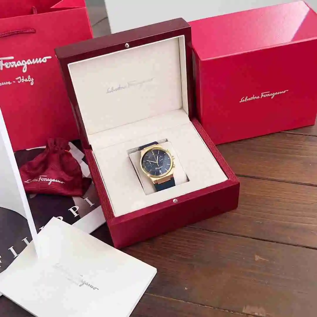 General Watches Ferragamo Watch Men's Watch Paired with Original Fully Automatic Mechanical Movement Top Grade 316 Precision Steel Case with Mineral Super Strong Mirror Diameter 41mm KK09800 5 view 8