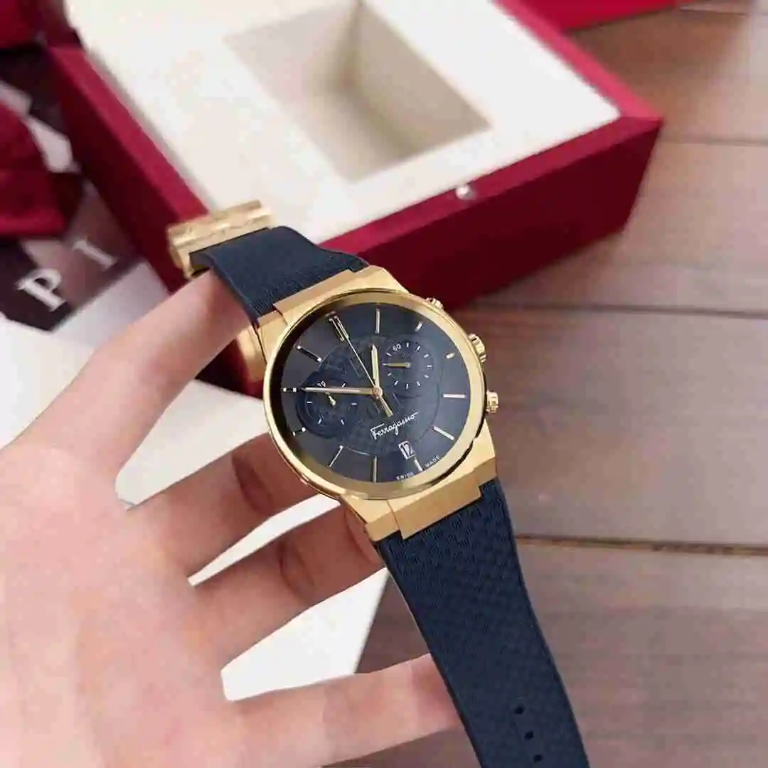 General Watches Ferragamo Watch Men's Watch Paired with Original Fully Automatic Mechanical Movement Top Grade 316 Precision Steel Case with Mineral Super Strong Mirror Diameter 41mm KK09800 5 view 9