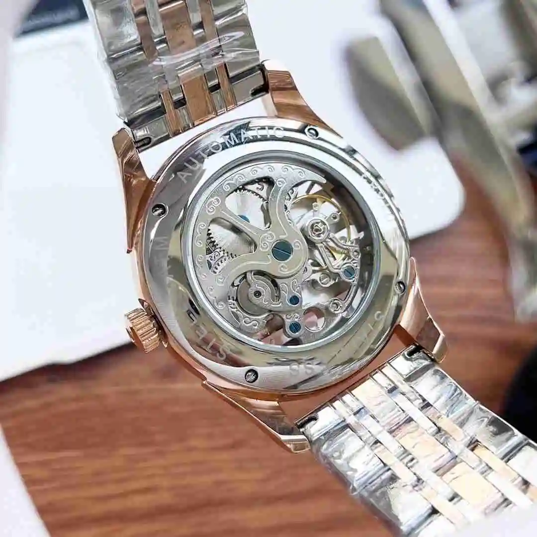 General Watches Omega Watch Men's Watch Paired with Original Fully Automatic Mechanical Movement Top Grade 316 Precision Steel Case with Mineral Super Strong Mirror Diameter 40mm KK04750 view 3