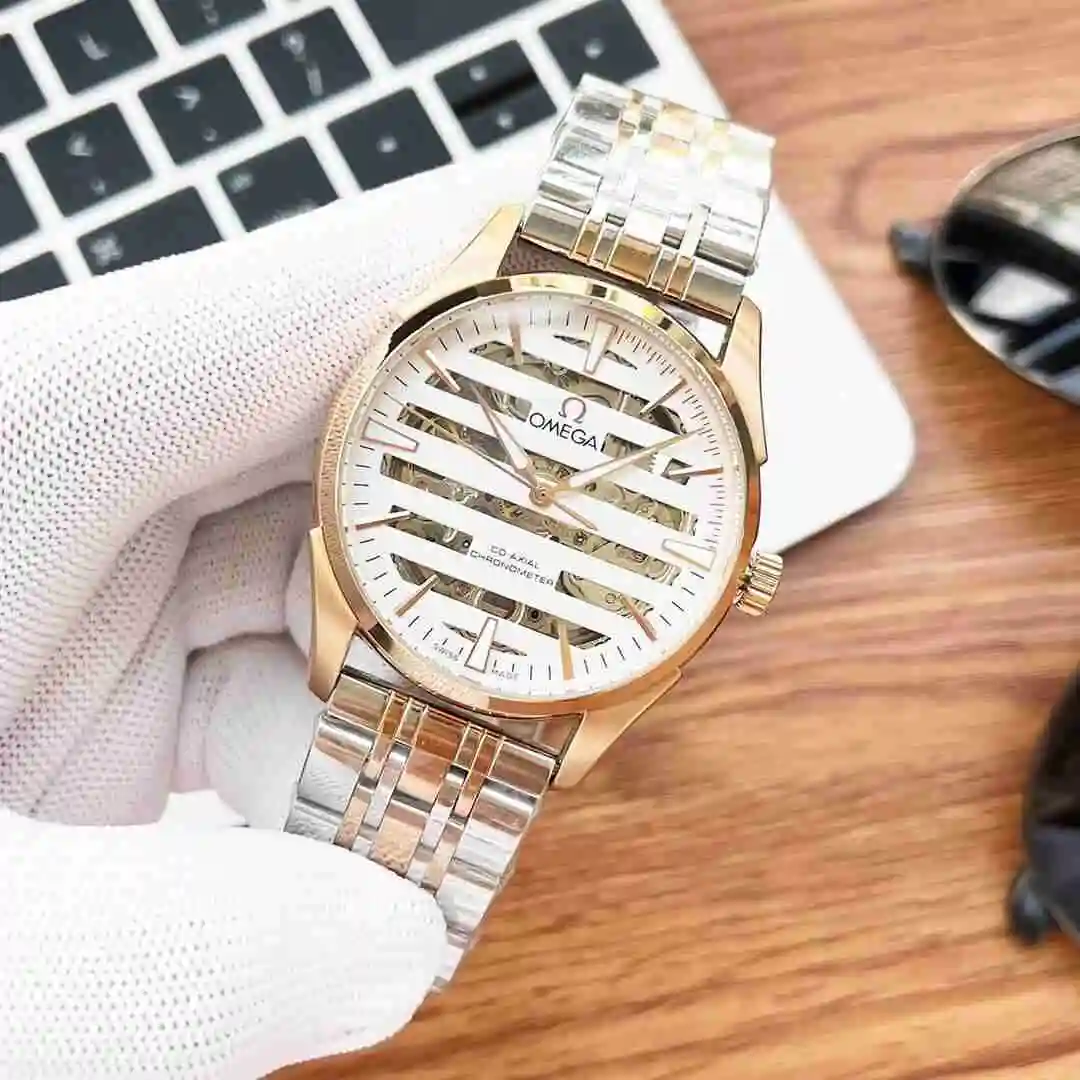 General Watches Omega Watch Men's Watch Paired with Original Fully Automatic Mechanical Movement Top Grade 316 Precision Steel Case with Mineral Super Strong Mirror Diameter 40mm KK04750 view 6