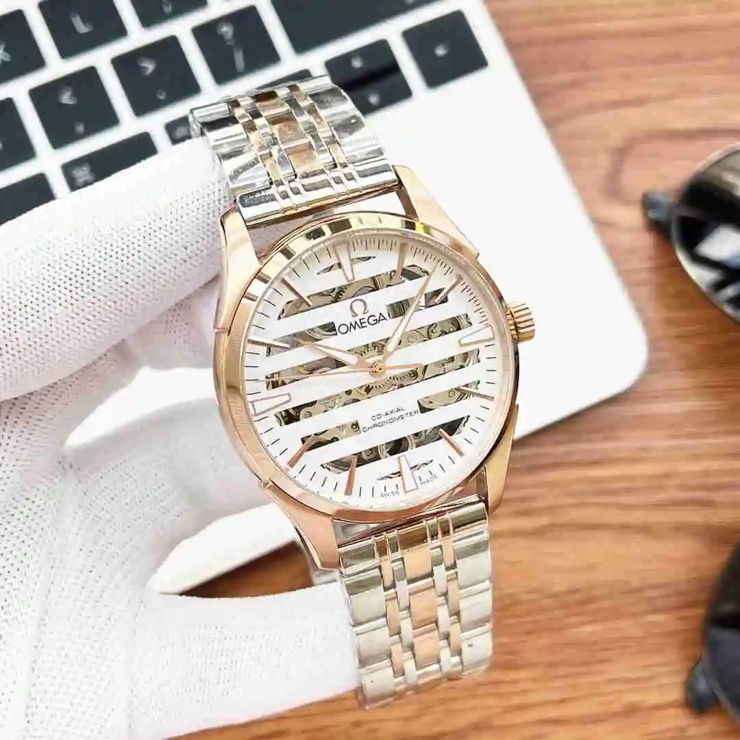 General Watches Omega Watch Men's Watch Paired with Original Fully Automatic Mechanical Movement Top Grade 316 Precision Steel Case with Mineral Super Strong Mirror Diameter 40mm KK04750 view 7