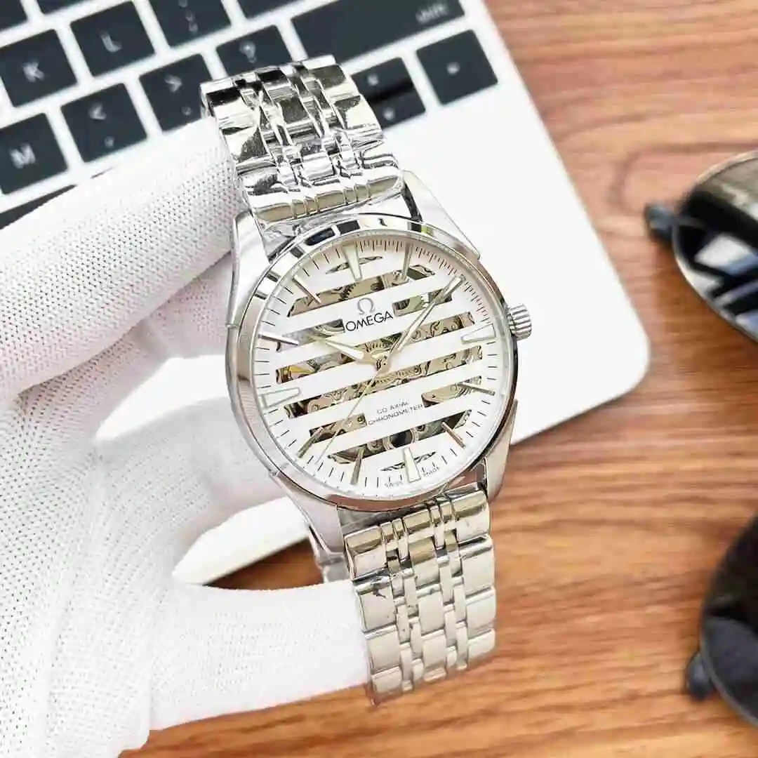 General Watches Omega Watch Men's Watch Paired with Original Fully Automatic Mechanical Movement Top Grade 316 Precision Steel Case with Mineral Super Strong Mirror Diameter 40mm KK04750 view 9