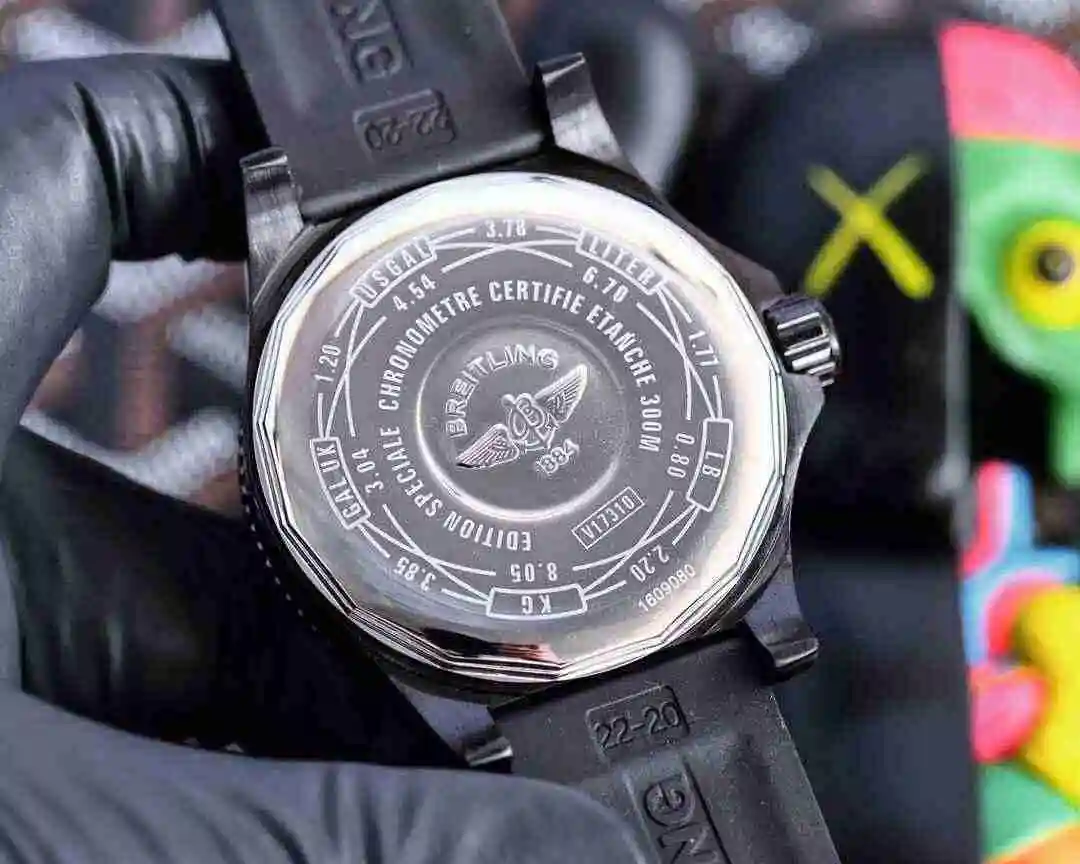 General Watches Breitling Watch Men's Watch Paired with Original Fully Automatic Mechanical Movement Top Grade 316 Precision Steel Case with Mineral Super Strong Mirror Diameter 43mm KK04850 view 2