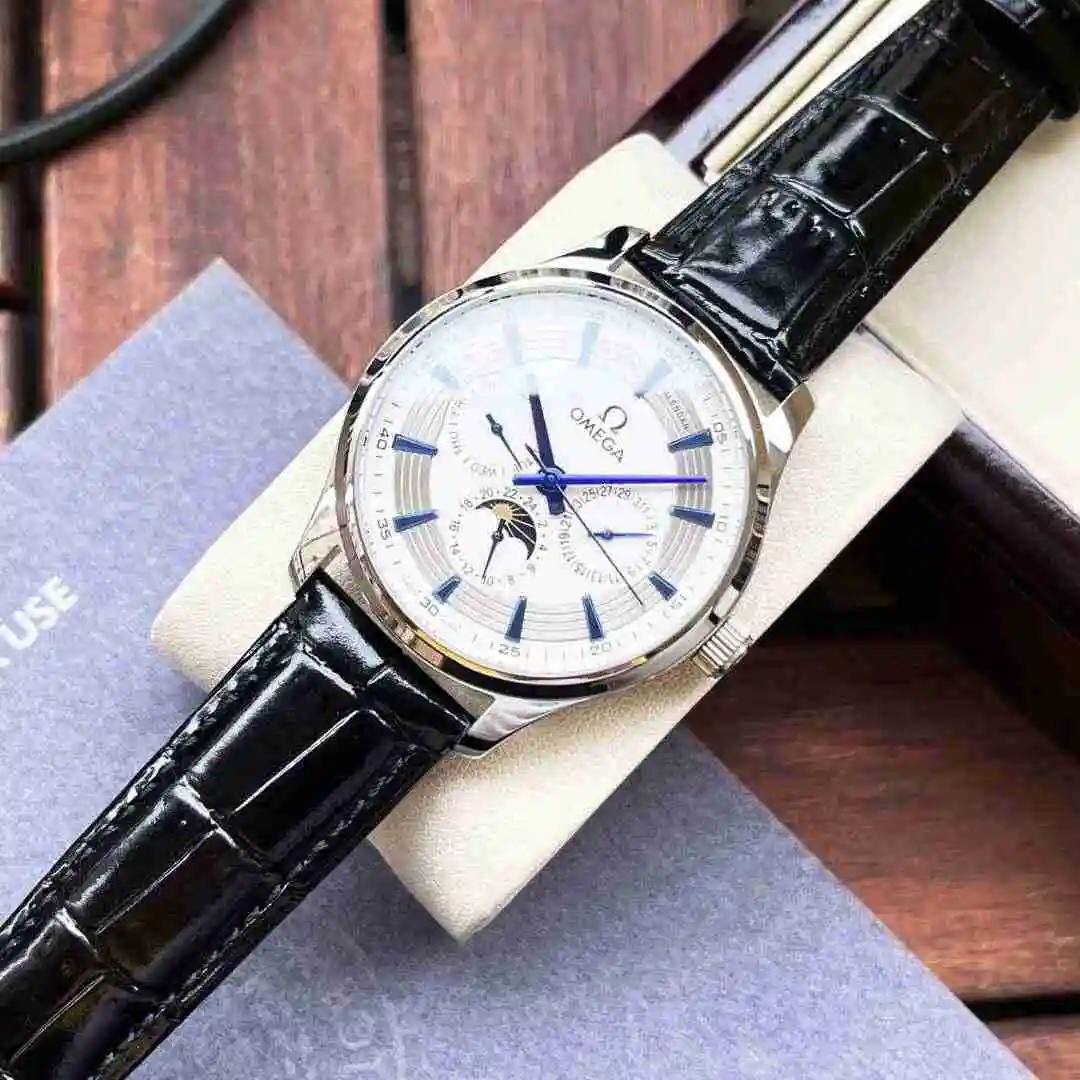 General Watches Omega Watch Men's Watch Paired with Original Fully Automatic Mechanical Movement Top Grade 316 Precision Steel Case with Mineral Super Strong Mirror Diameter 40mm KK05250 3 view 5