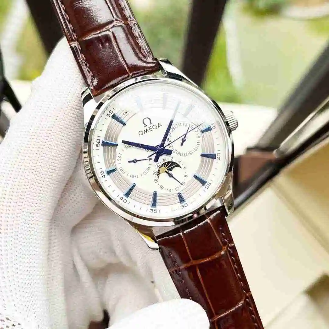General Watches Omega Watch Men's Watch Paired with Original Fully Automatic Mechanical Movement Top Grade 316 Precision Steel Case with Mineral Super Strong Mirror Diameter 40mm KK05250 3 view 8