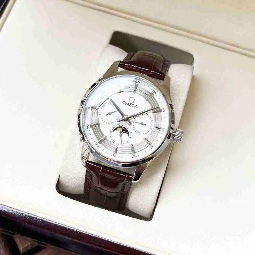General Watches Omega Watch Men's Watch Paired with Original Fully Automatic Mechanical Movement Top Grade 316 Precision Steel Case with Mineral Super Strong Mirror Diameter 40mm KK05250 3 view 9