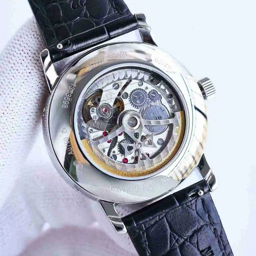 General Watches Vacheron Constantin Jiangshi Danton watch men's watch with original full automatic mechanical movement top grade 316 fine steel case strap mineral super strong mirror diameter 41mm kk012500 view 4