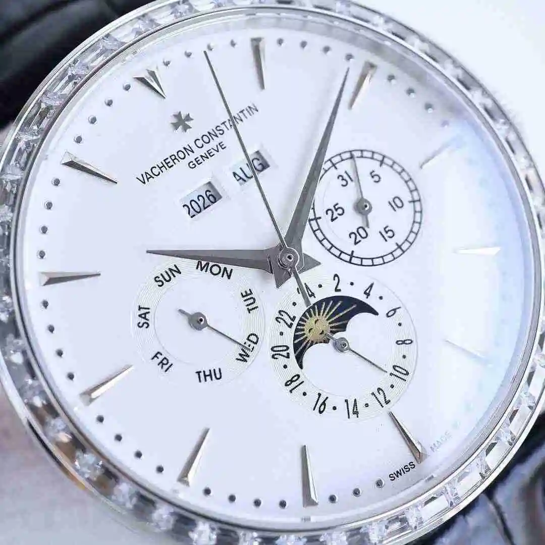 General Watches Vacheron Constantin Jiangshi Danton watch men's watch with original full automatic mechanical movement top grade 316 fine steel case strap mineral super strong mirror diameter 41mm kk012500 view 7