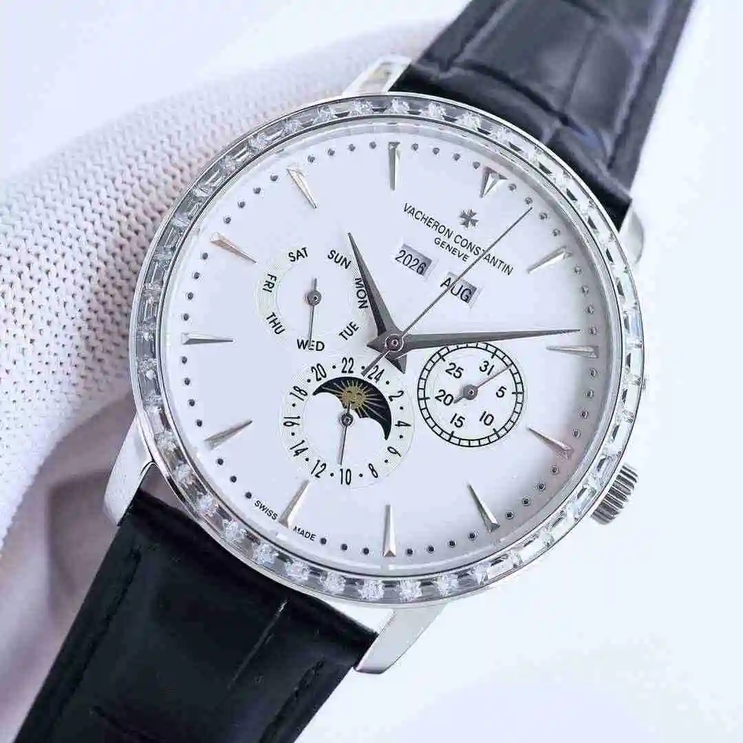 General Watches Vacheron Constantin Jiangshi Danton watch men's watch with original full automatic mechanical movement top grade 316 fine steel case strap mineral super strong mirror diameter 41mm kk012500 view 8
