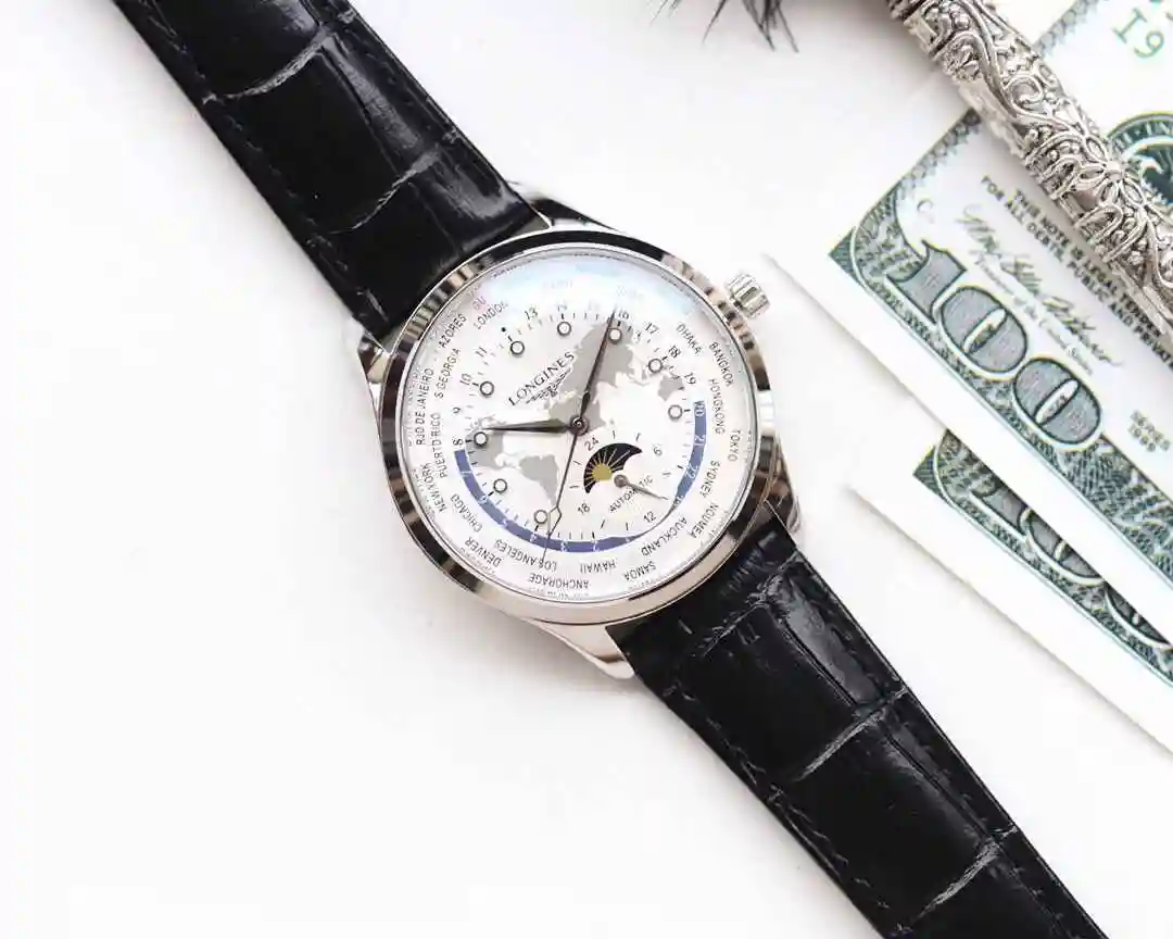 General Watches Longines Watch Men's Watch Paired with Original Fully Automatic Mechanical Movement Top grade 316 Precision Steel Case with Mineral Super Strong Mirror Diameter 42mm KK04250 view 6