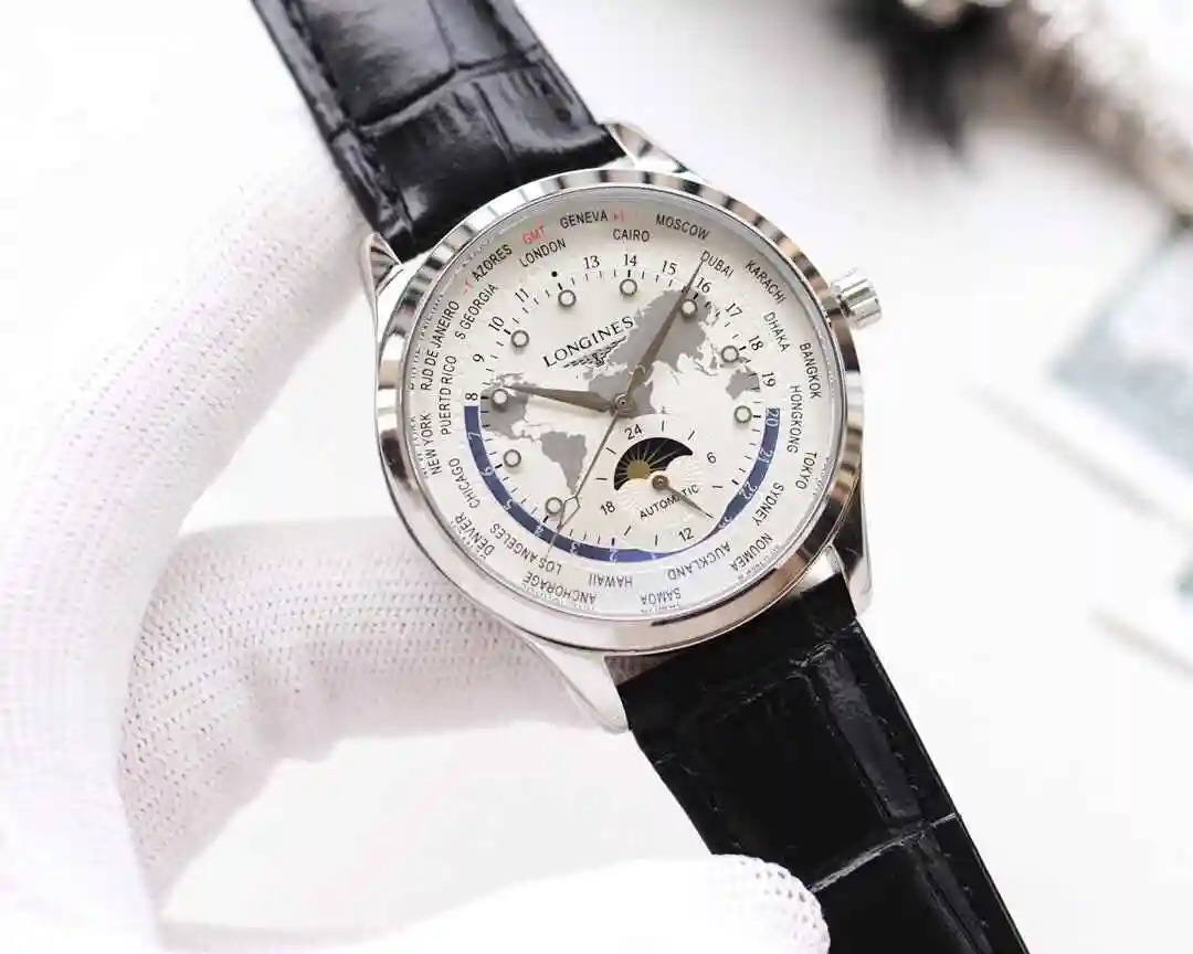 General Watches Longines Watch Men's Watch Paired with Original Fully Automatic Mechanical Movement Top grade 316 Precision Steel Case with Mineral Super Strong Mirror Diameter 42mm KK04250 view 8