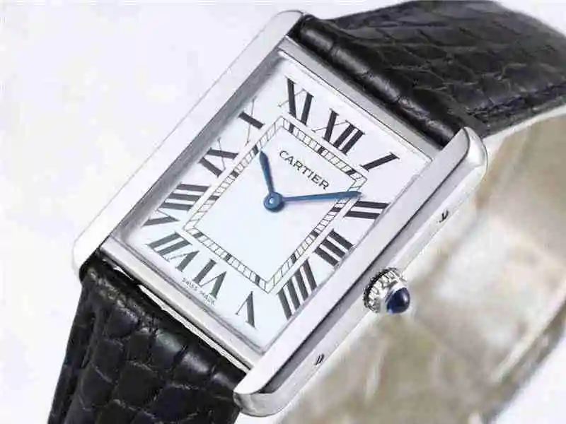 Cartier TANK-SOLO Small 31 24, medium 35 27, thickness 5.5 Watch view 6