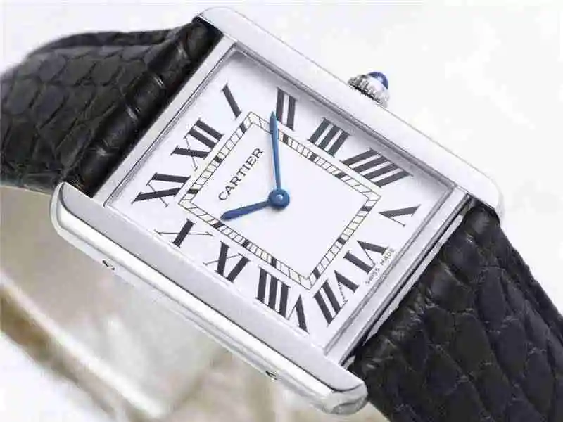 Cartier TANK-SOLO Small 31 24, medium 35 27, thickness 5.5 Watch view 7