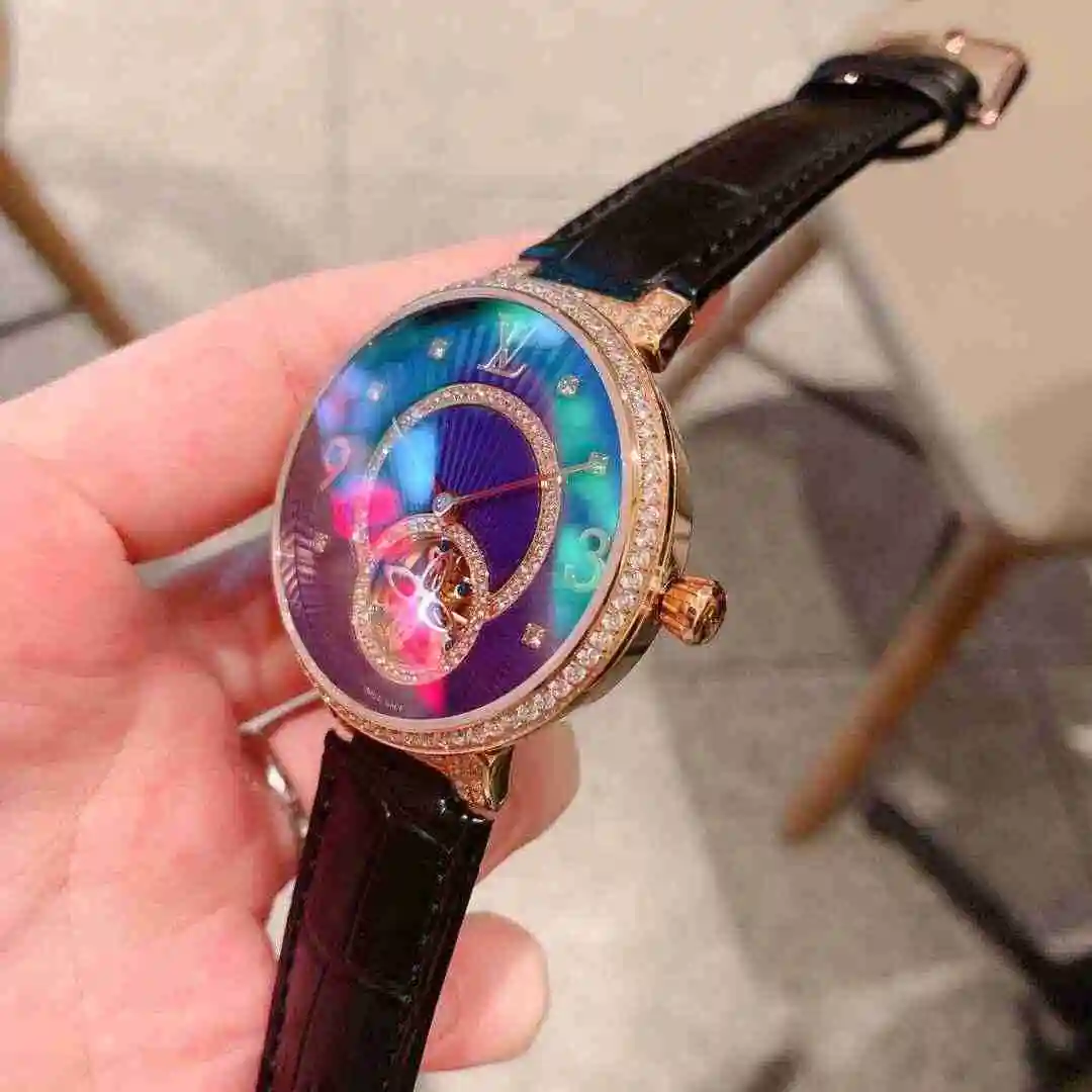 General Watches LV watch for men with original fully automatic mechanical movement, top grade 316 precision steel case with mineral super strong mirror diameter 41mm KK03250 1 view 4