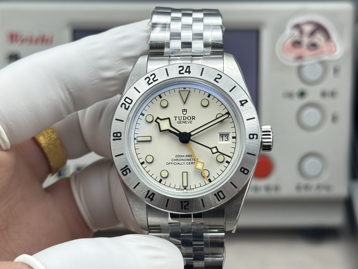 Tudor GMT-Master Gold Tone Watch view 1