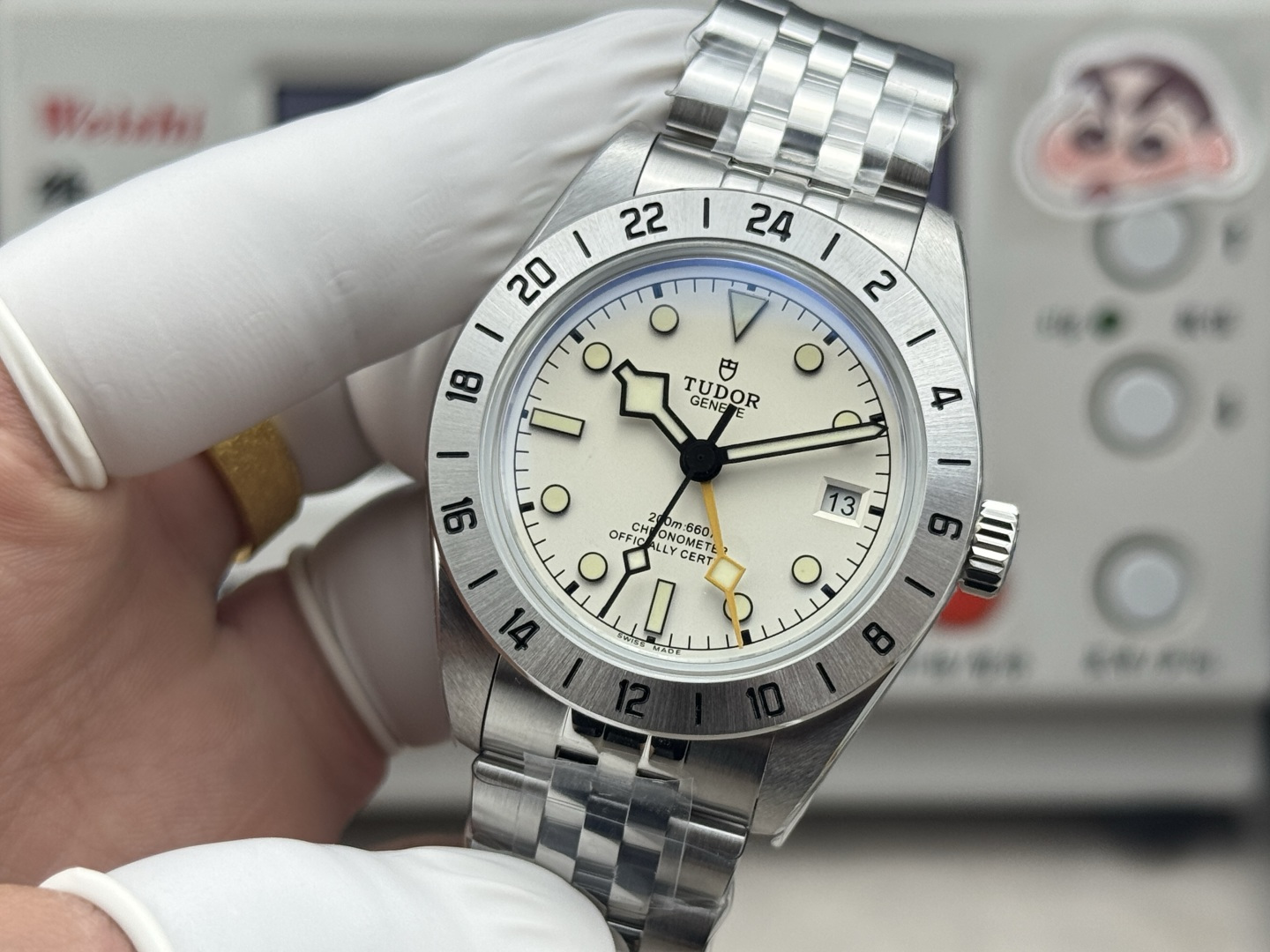 Tudor GMT-Master Gold Tone Watch view 2
