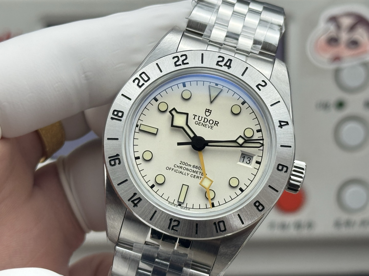 Tudor GMT-Master Gold Tone Watch view 5