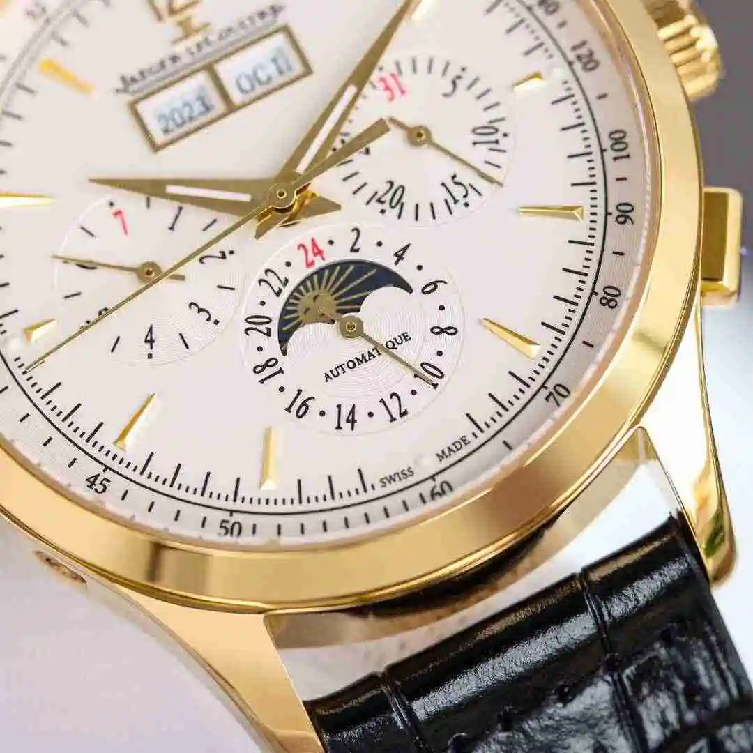 General Watches Jaeger-LeCoultre Jijia Watch Men's Watch Paired with Original Fully Automatic Mechanical Movement Top Grade 316 Precision Steel Case with Mineral Super Strong Mirror Diameter 40mm KK view 6