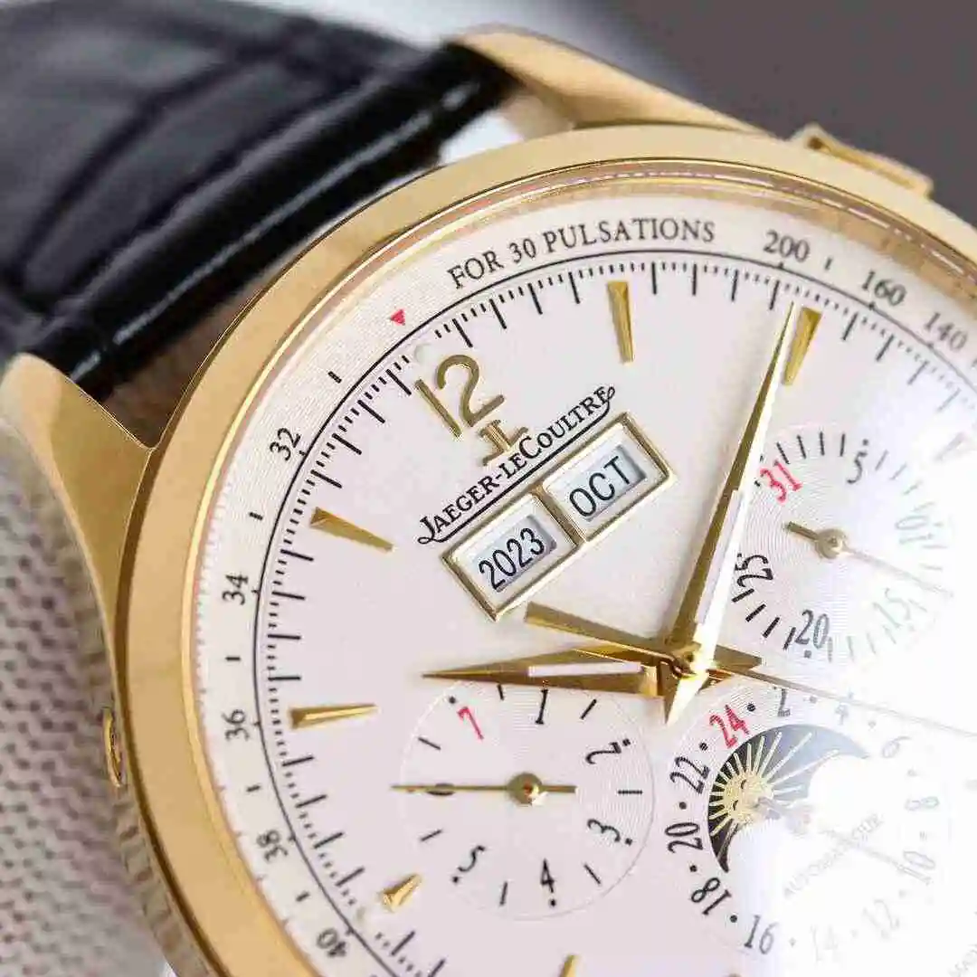 General Watches Jaeger-LeCoultre Jijia Watch Men's Watch Paired with Original Fully Automatic Mechanical Movement Top Grade 316 Precision Steel Case with Mineral Super Strong Mirror Diameter 40mm KK view 7