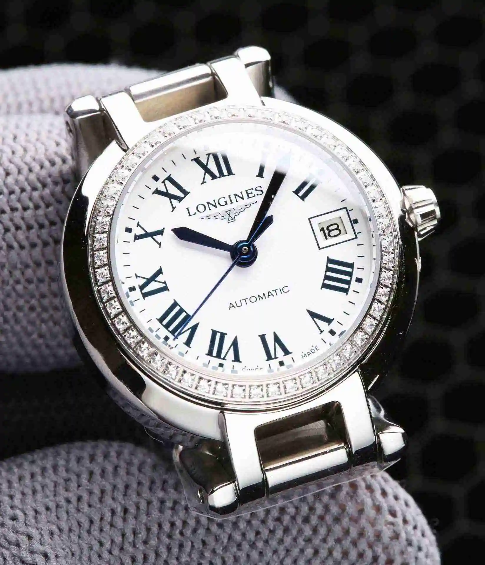 General Watches Longines watch for women with original fully automatic mechanical movement, top grade 316 precision steel case with mineral super strong mirror diameter of 26mm kk07650 view 9