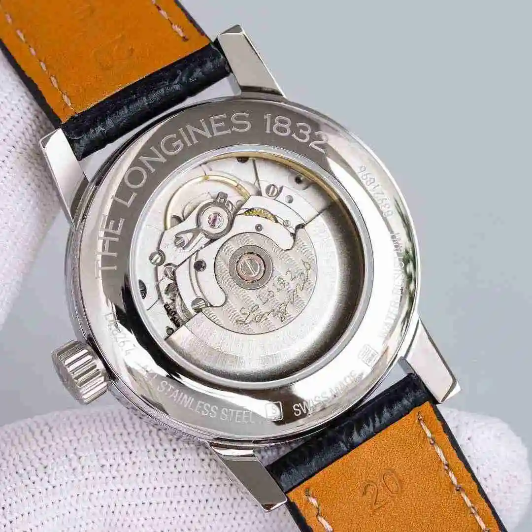 General Watches Longines watch for men with original fully automatic mechanical movement, top grade 316 precision steel case with mineral super strong mirror diameter 40mm kk08250 view 4