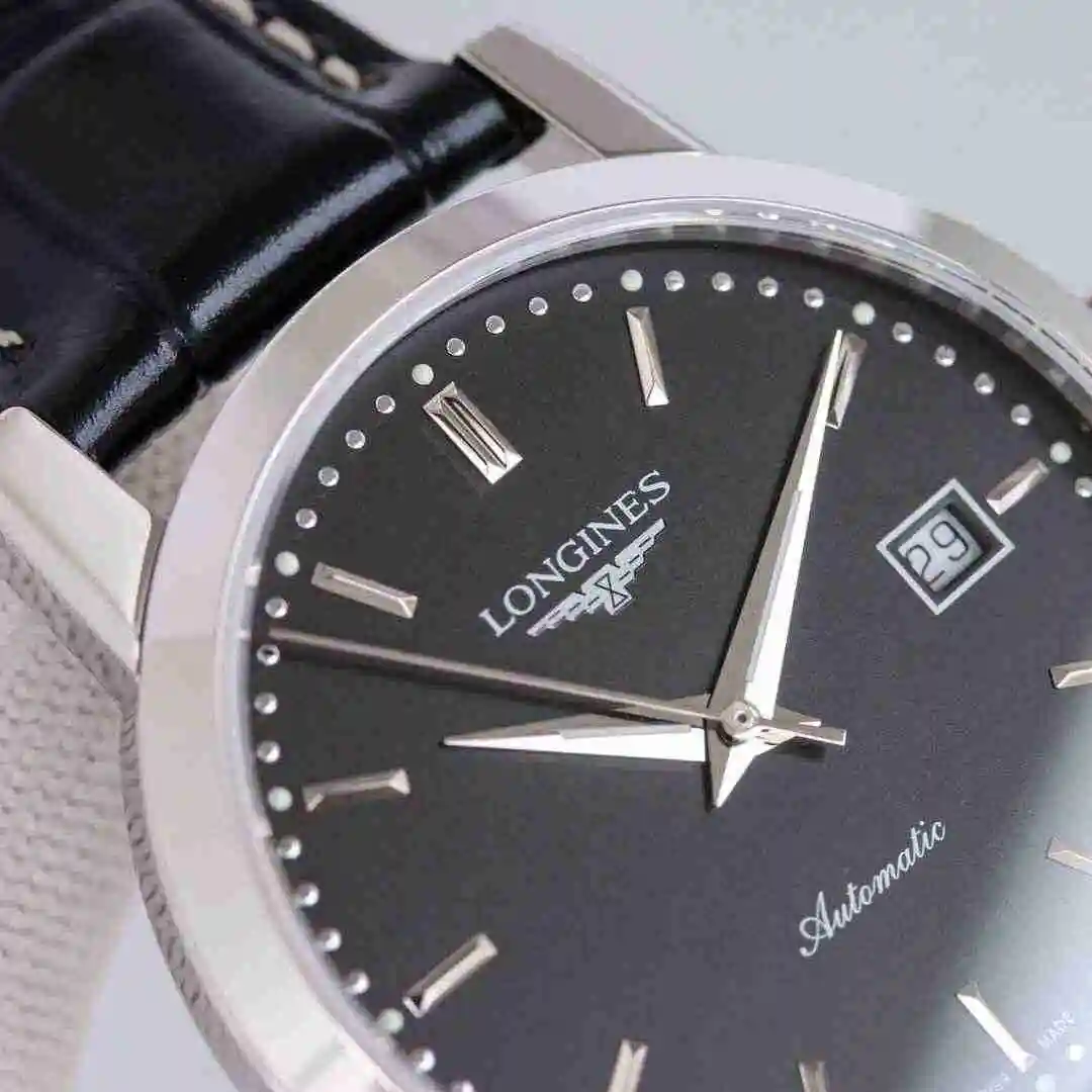 General Watches Longines watch for men with original fully automatic mechanical movement, top grade 316 precision steel case with mineral super strong mirror diameter 40mm kk08250 view 7