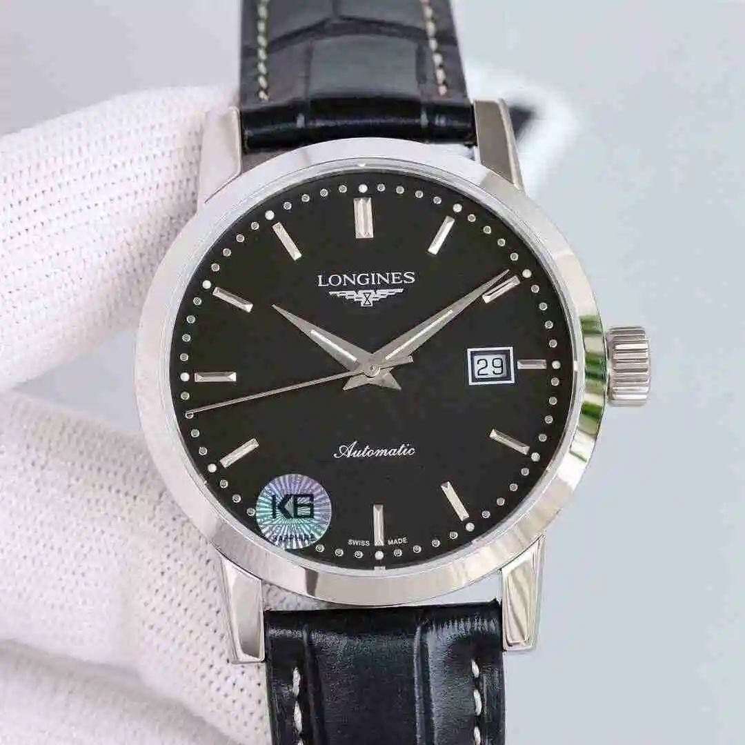 General Watches Longines watch for men with original fully automatic mechanical movement, top grade 316 precision steel case with mineral super strong mirror diameter 40mm kk08250 view 9