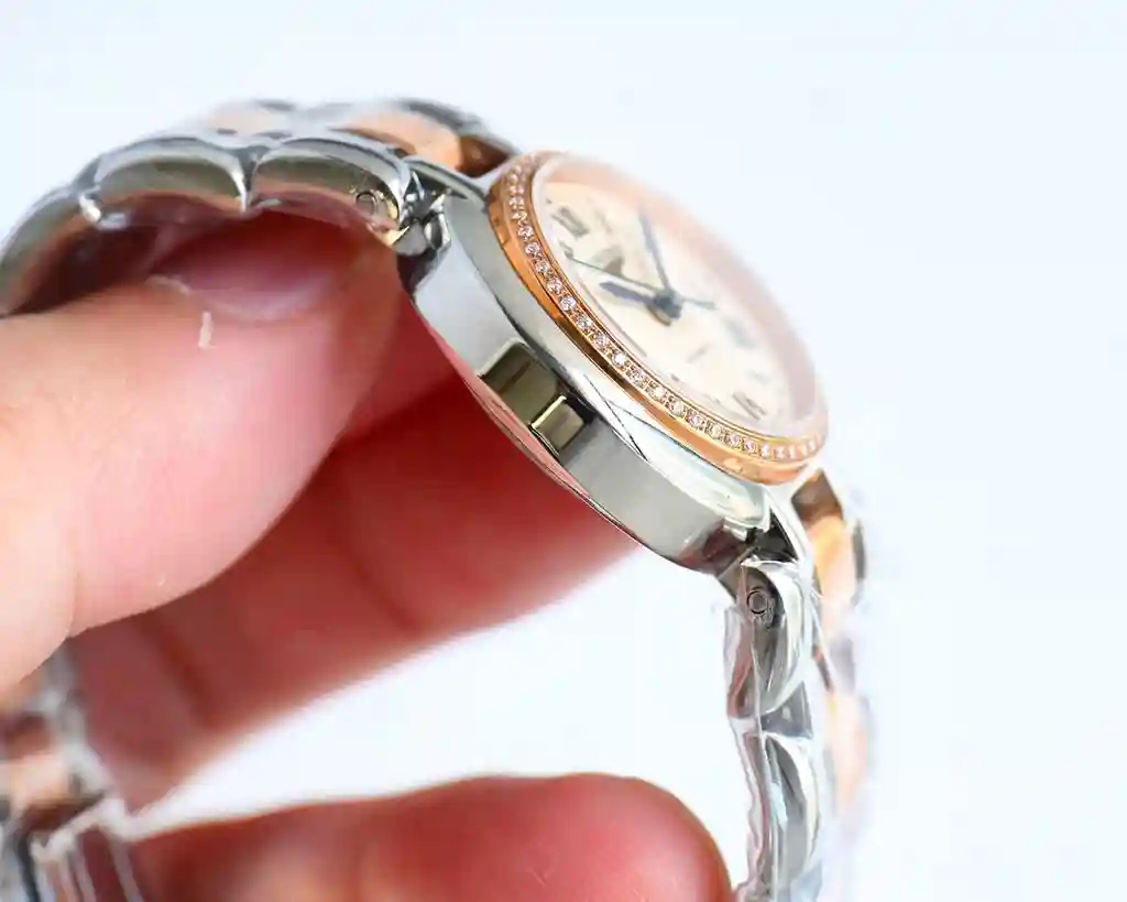 General Watches Longines Lang@Qin Watch Women's watch with original fully automatic mechanical movement, top-grade 316 stainless steel case and strap, mineral super mirror, diameter 25mm KK012500 view 5