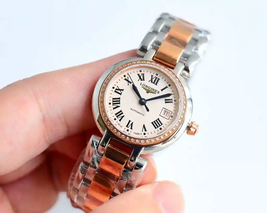 General Watches Longines Lang@Qin Watch Women's watch with original fully automatic mechanical movement, top-grade 316 stainless steel case and strap, mineral super mirror, diameter 25mm KK012500 view 8