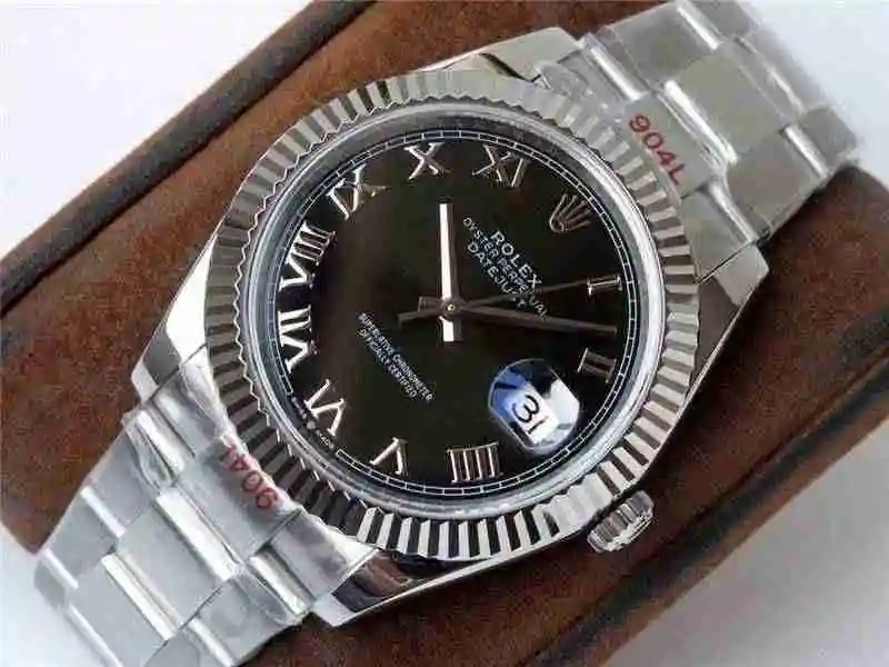 General Watches Rolex Date Just41MM Classic Oyster Style Constant Motion Log Watch view 1