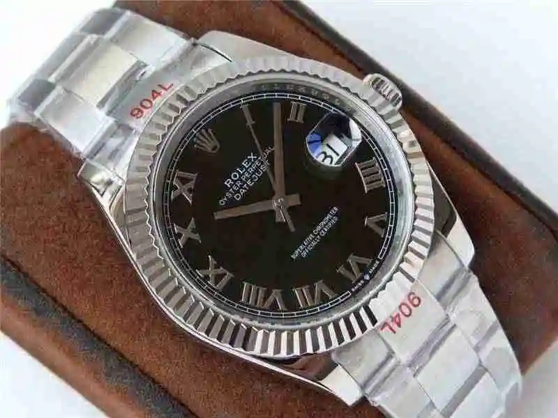 General Watches Rolex Date Just41MM Classic Oyster Style Constant Motion Log Watch view 6