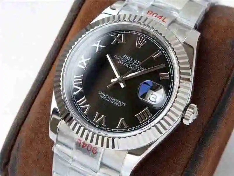 General Watches Rolex Date Just41MM Classic Oyster Style Constant Motion Log Watch view 7