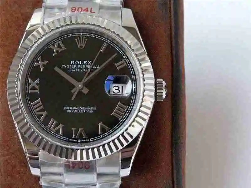 General Watches Rolex Date Just41MM Classic Oyster Style Constant Motion Log Watch view 8
