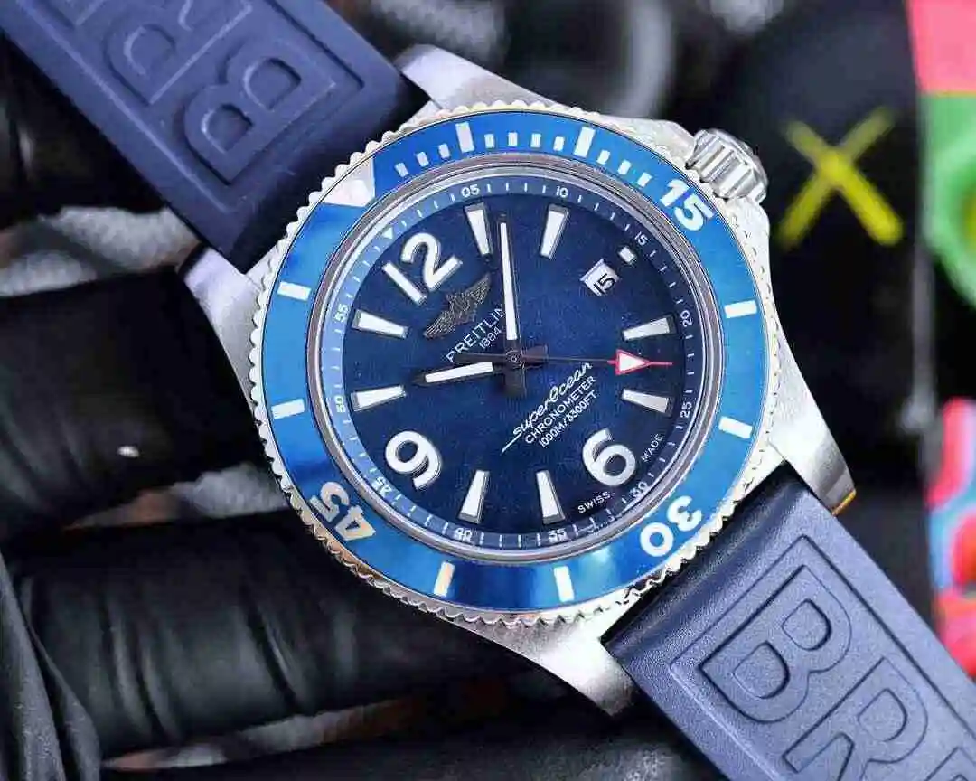 General Watches Breitling Watch Men's Watch Paired with Original Fully Automatic Mechanical Movement Top Grade 316 Precision Steel Case with Mineral Super Strong Mirror Diameter 43mm KK04850 1 view 3