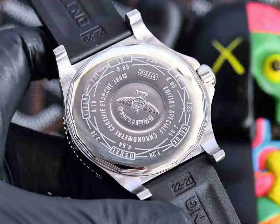 General Watches Breitling Watch Men's Watch Paired with Original Fully Automatic Mechanical Movement Top Grade 316 Precision Steel Case with Mineral Super Strong Mirror Diameter 43mm KK04850 1 view 6