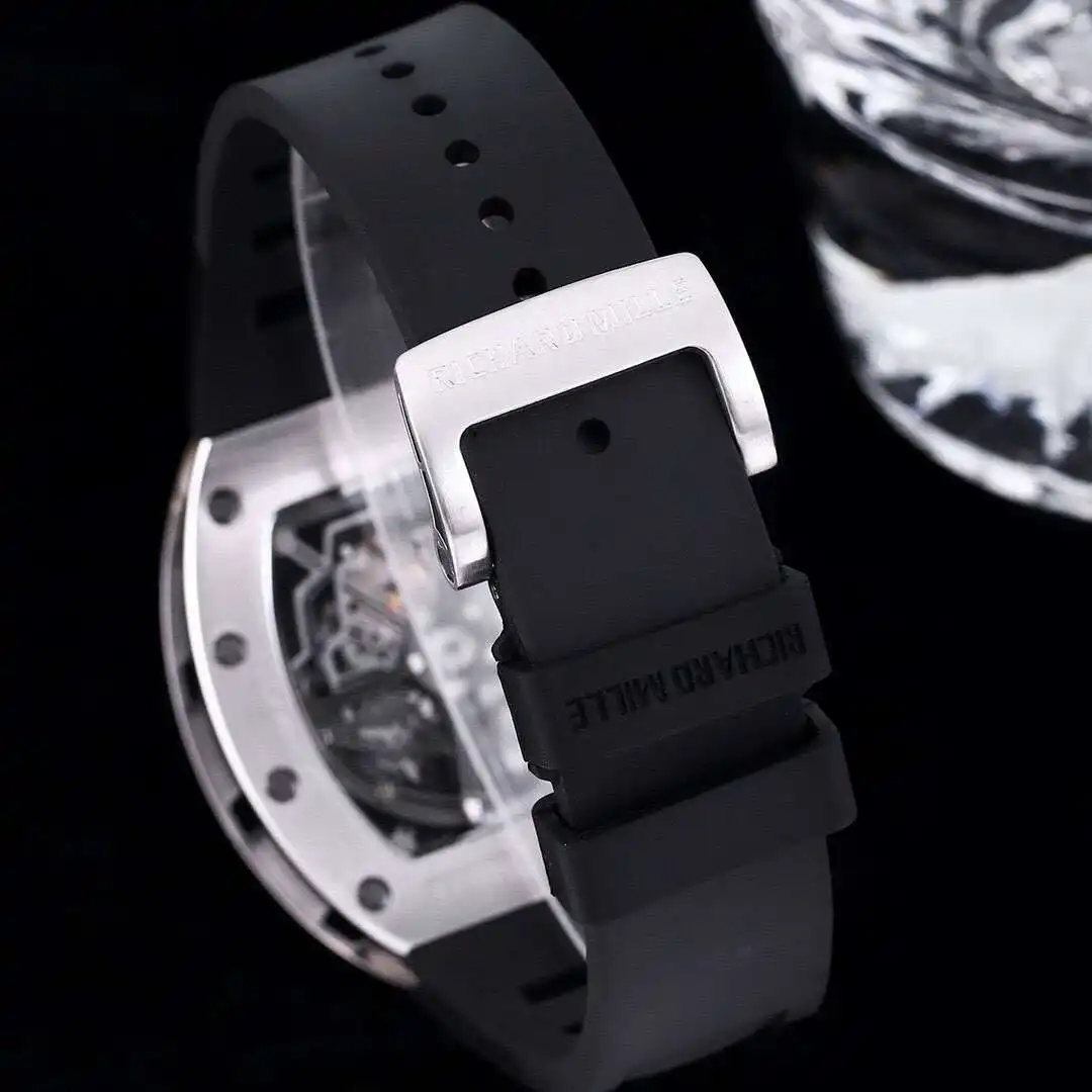 General Watches Richard Mille Richard@Mill watch men's watch with original fully automatic mechanical movement top 316 stainless steel case strap mineral super mirror KK09800 view 2