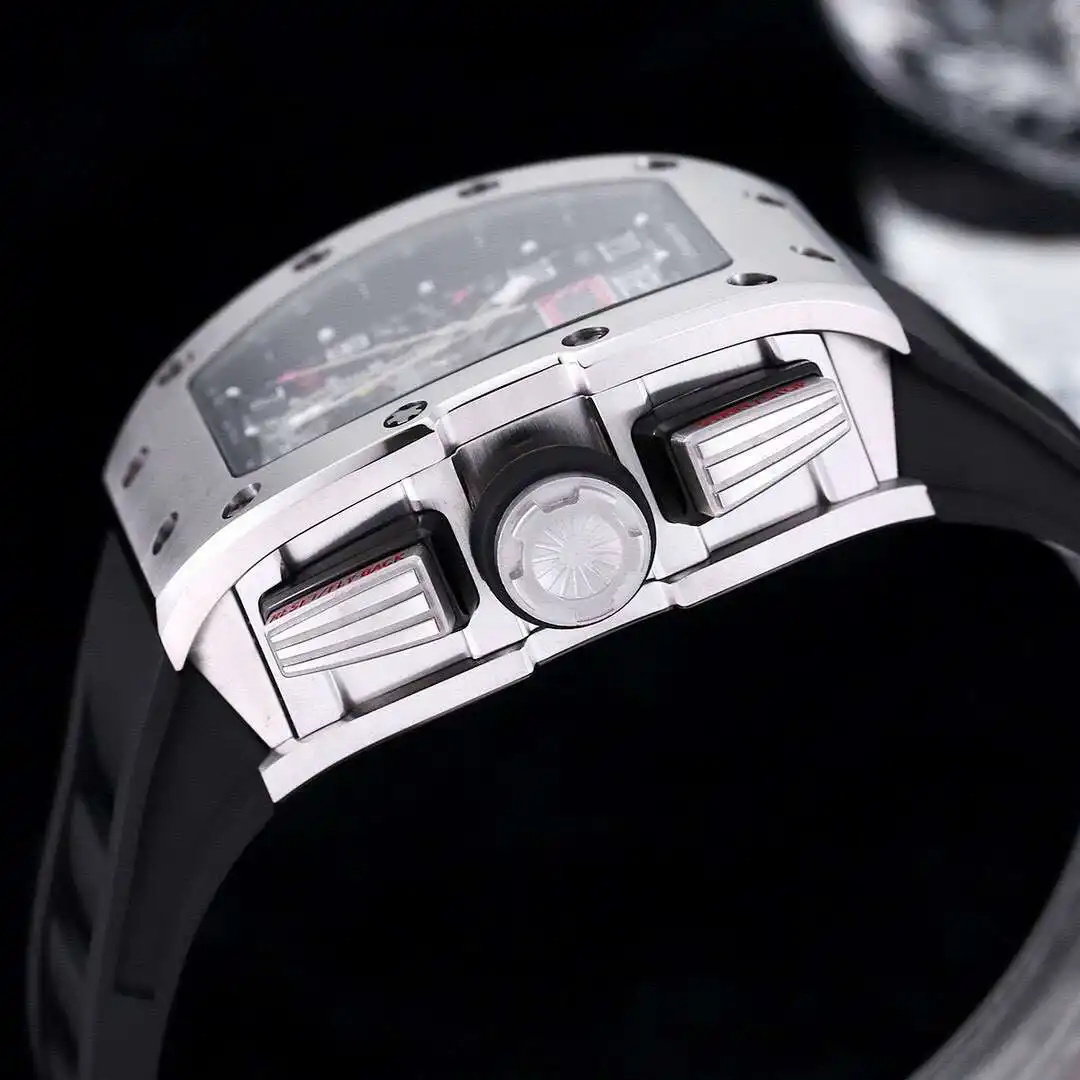 General Watches Richard Mille Richard@Mill watch men's watch with original fully automatic mechanical movement top 316 stainless steel case strap mineral super mirror KK09800 view 5