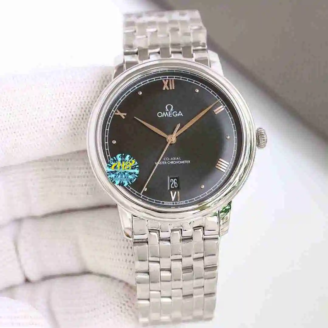 General Watches Omega Watch Men's Watch Paired with Original Fully Automatic Mechanical Movement Top Grade 316 Precision Steel Case Case with Mineral Super Strong Mirror Diameter 40mm kk view 6