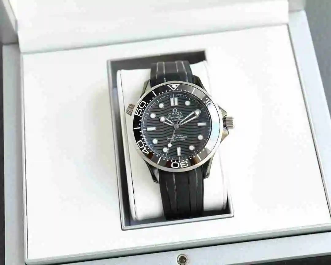 General Watches Omega Watch Men's Watch Paired with Original Fully Automatic Mechanical Movement Top Grade 316 Precision Steel Case with Mineral Super Strong Mirror Diameter 42mm KK05850 view 7