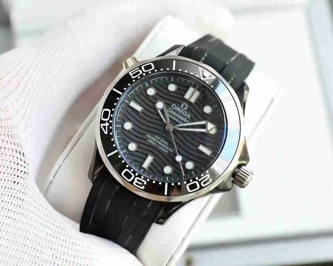 General Watches Omega Watch Men's Watch Paired with Original Fully Automatic Mechanical Movement Top Grade 316 Precision Steel Case with Mineral Super Strong Mirror Diameter 42mm KK05850 view 9