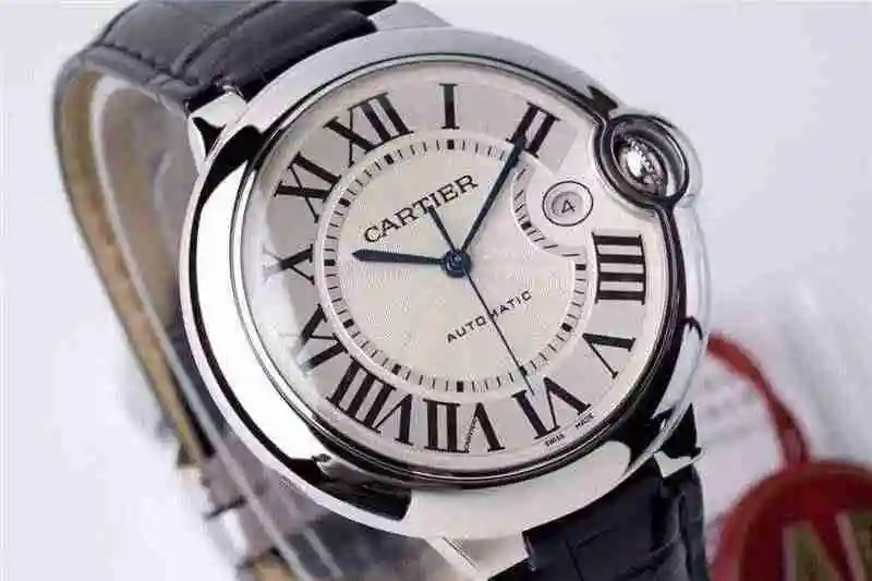 General Watches Cartier's latest version 42mm blue balloon men's watch view 9