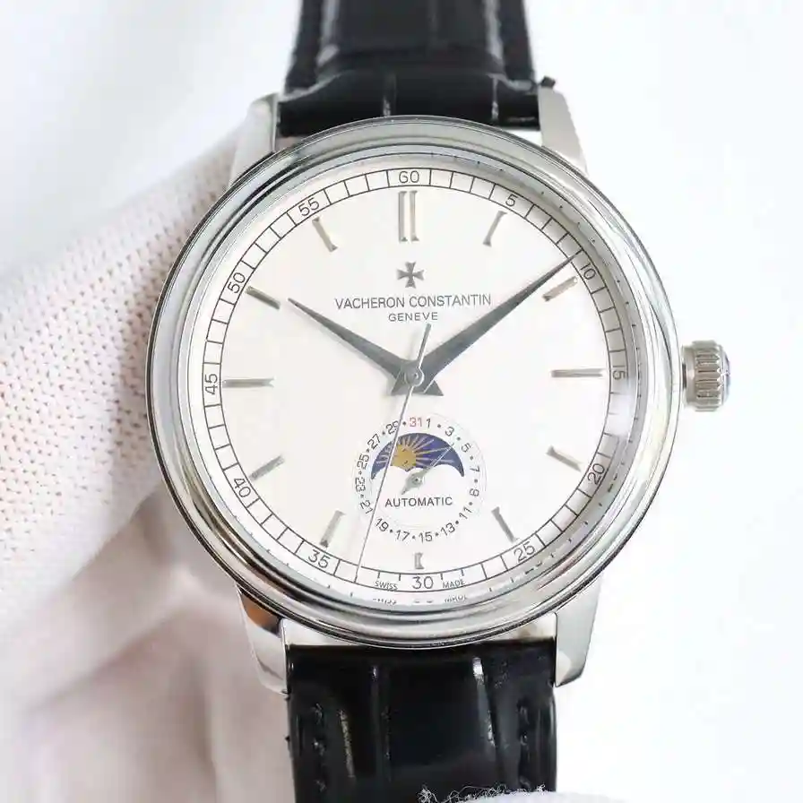 General Watches Vacheron Constantin Jiangshi @ Danton Watch Men's Watch Paired with Original Fully Automatic Mechanical Movement Top Grade 316 Precision Steel Case with Mineral Super Strong Mirror Diameter 40mm KK09800 view 7