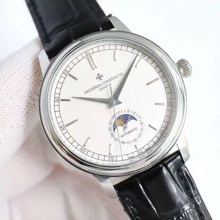 General Watches Vacheron Constantin Jiangshi @ Danton Watch Men's Watch Paired with Original Fully Automatic Mechanical Movement Top Grade 316 Precision Steel Case with Mineral Super Strong Mirror Diameter 40mm KK09800 view 8