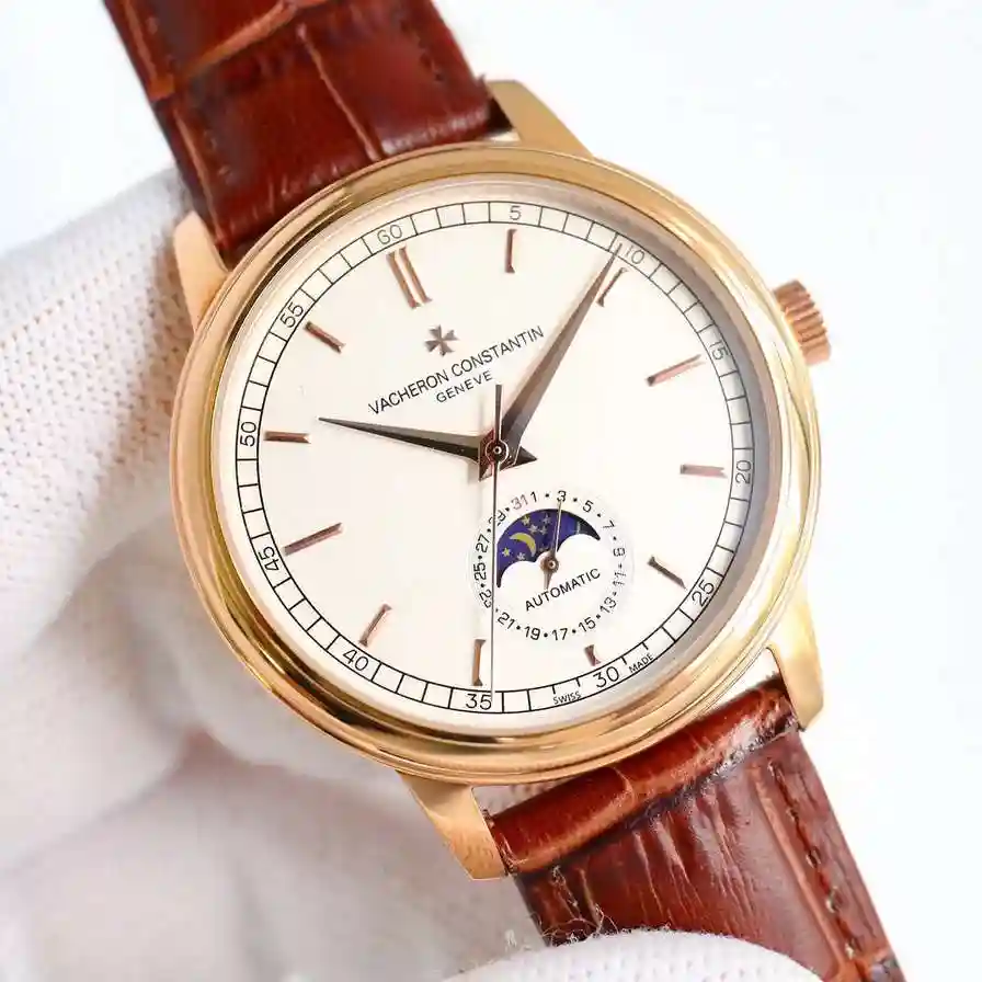 General Watches Vacheron Constantin Jiangshi @ Danton Watch Men's Watch Paired with Original Fully Automatic Mechanical Movement Top Grade 316 Precision Steel Case with Mineral Super Strong Mirror Diameter 40mm KK09800 view 9