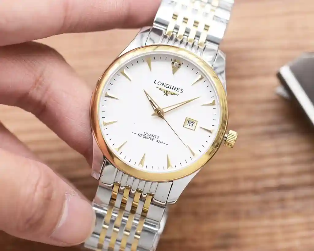 General Watches Original order customized new Longines watch couple watch with original fully automatic mechanical movement top 316 stainless steel case strap mineral super mirror diameter 35mm DMA8802800 view 5