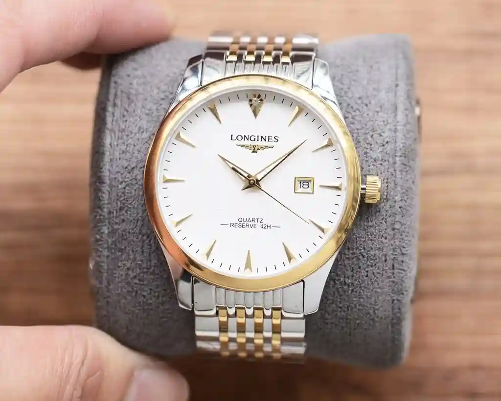General Watches Original order customized new Longines watch couple watch with original fully automatic mechanical movement top 316 stainless steel case strap mineral super mirror diameter 35mm DMA8802800 view 6