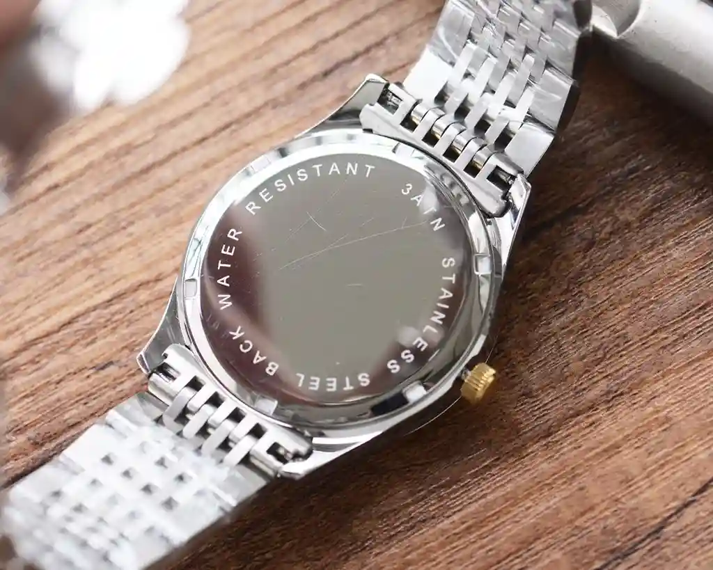 General Watches Original order customized new Longines watch couple watch with original fully automatic mechanical movement top 316 stainless steel case strap mineral super mirror diameter 35mm DMA8802800 view 7