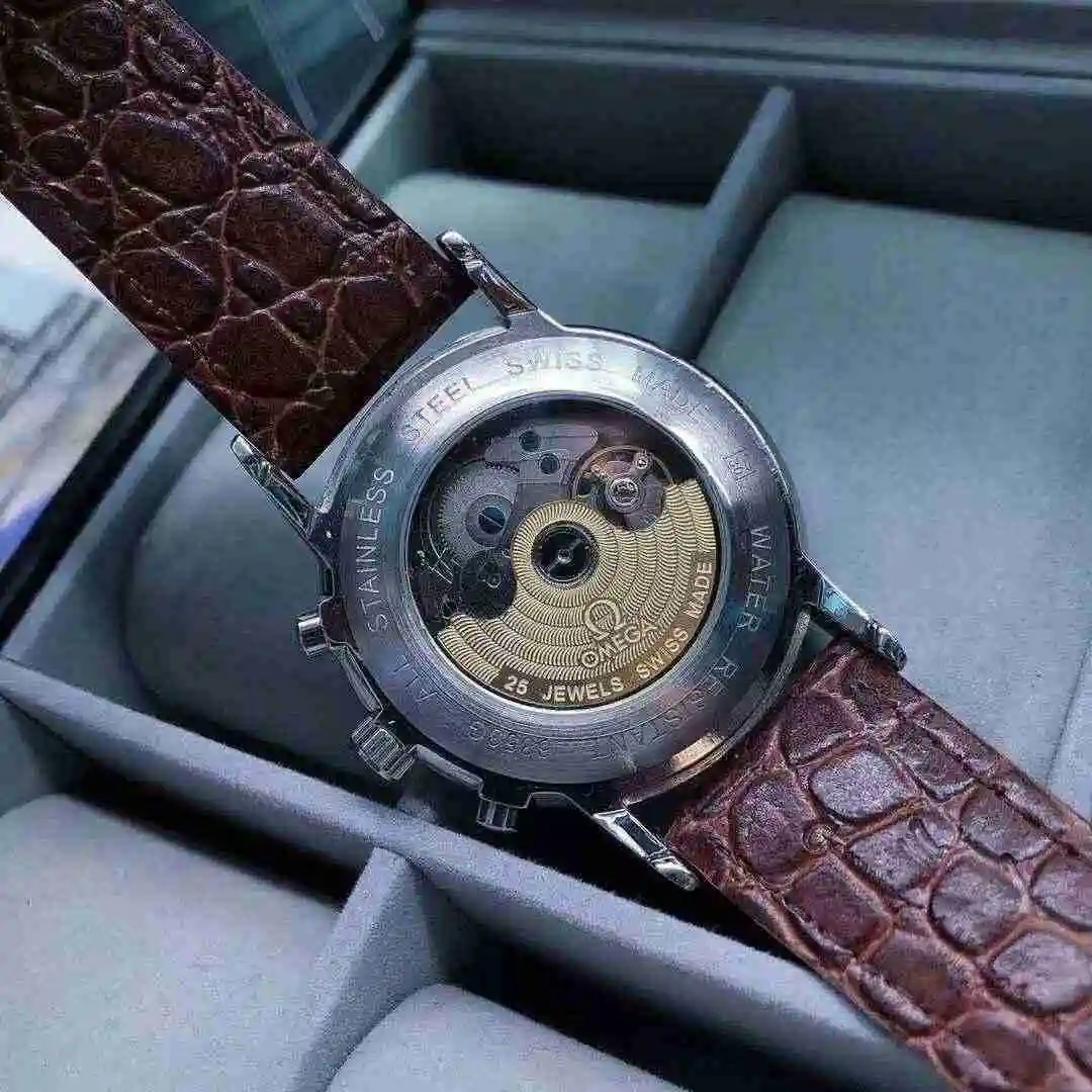 General Watches Omega Watch Men's Watch Paired with Original Fully Automatic Mechanical Movement Top Grade 316 Precision Steel Case Case with Mineral Super Strong Mirror Diameter 43mm KK04850 1 view 3