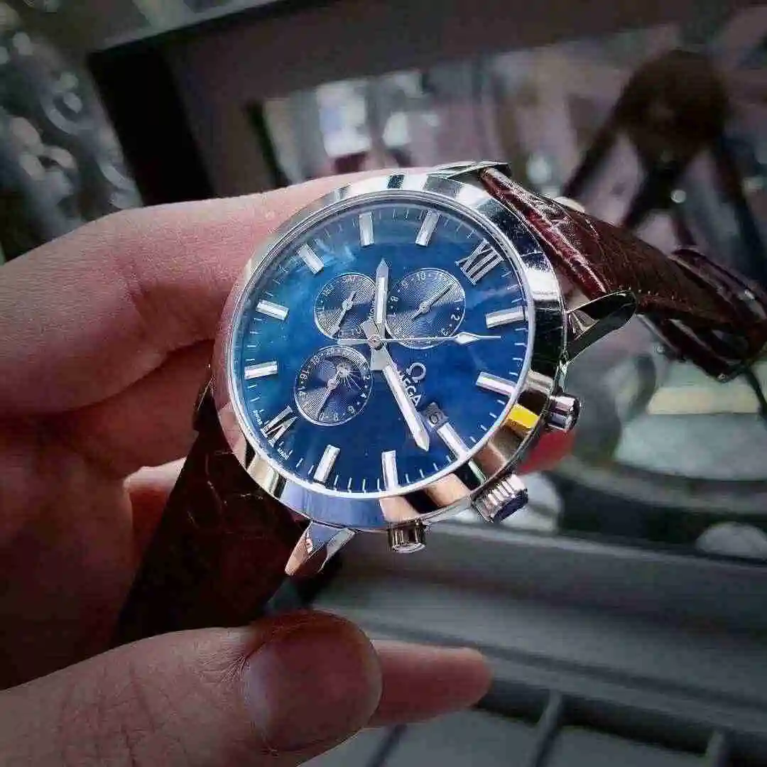General Watches Omega Watch Men's Watch Paired with Original Fully Automatic Mechanical Movement Top Grade 316 Precision Steel Case Case with Mineral Super Strong Mirror Diameter 43mm KK04850 1 view 4